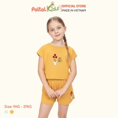 BST Mùa Hạ - Bộ Đùi Tay Ngắn Cotton Mỹ Bé Gái Cao Cấp - 025 2048