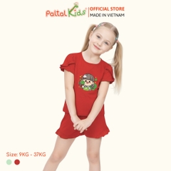 BST Mùa Xuân - Bộ Đùi Tay Ngắn Cotton Mỹ Bé Gái Cao Cấp - 025 2027