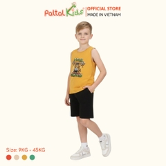 Đồ Bộ Đùi Sát Nách Hình In Nhiệt Cotton Borib Bé Trai Cao Cấp - 225 2127