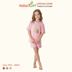 Đồ Bộ Đùi Form Rộng Hình In Capybara Cotton Mỹ Bé Gái Cao Cấp - 025 2159