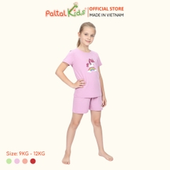 Đồ Bộ Đùi Cơ Bản Cotton Mỹ Bé Gái Cao Cấp - 025 2016 - Size 9