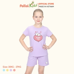 Đồ Bộ Đùi Cơ Bản Cotton Mỹ Bé Gái Cao Cấp - 025 2015 - Size 14