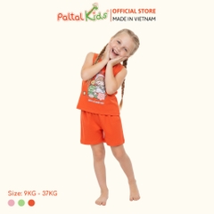 BST Mùa Hạ - Bộ Đùi Tay Ngắn Cotton Mỹ Bé Gái Cao Cấp - 025 2154