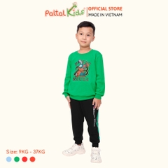 BST Mùa Đông - Đồ Bộ Dài Cotton Borib Bé Trai Cao Cấp - 223 6061