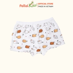 (CHE TÊN SẢN PHẨM) Lẻ 1 Quần Lót Dáng Đùi Cotton Màu Sắc Ngẫu Nhiên Bé Gái Cao Cấp - 027 7339