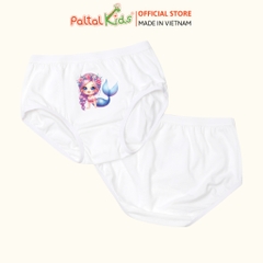 (CHE TÊN SẢN PHẨM) Lẻ 1 Quần Lót Dáng Tam Gíac Cotton Màu Sắc Ngẫu Nhiên Bé Gái Cao Cấp - 027 7341