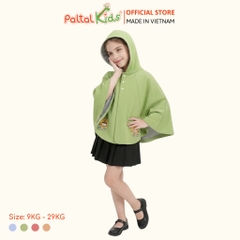 Áo Choàng Cánh Dơi Cotton Melan Bé Gái Cao Cấp - 191 4026