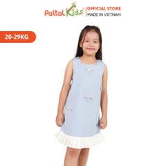 Đầm Dáng A Đuôi Cá Đính Nơ Lụa Nhung Cao Cấp - 26C 8037