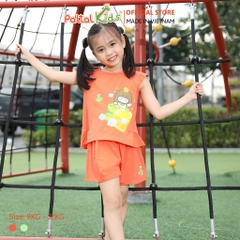 BST Mùa Hạ - Bộ Đùi Tay Ngắn Cotton Mỹ Bé Gái Cao Cấp - 025 5156