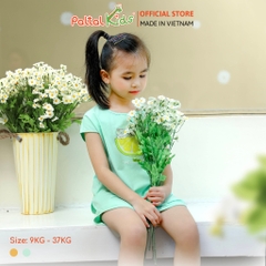 BST Mùa Hạ - Bộ Đùi Tay Ngắn Cotton Mỹ Bé Gái Cao Cấp - 025 5158
