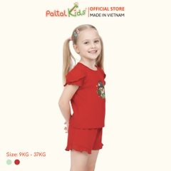 BST Mùa Xuân - Bộ Đùi Tay Ngắn Cotton Mỹ Bé Gái Cao Cấp - 025 2027