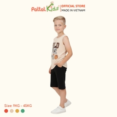 Đồ Bộ Đùi Sát Nách Hình In Nhiệt Cotton Borib Bé Trai Cao Cấp - 225 2126