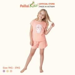 BST Mùa Hạ - Bộ Đùi Tay Ngắn Cotton Mỹ Bé Gái Cao Cấp - 025 2155