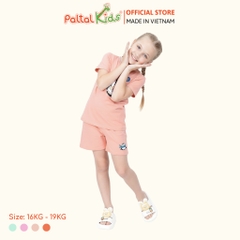 Đồ Bộ Đùi Cơ Bản Cotton Mỹ Bé Gái Cao Cấp - 025 5161 - Size 11