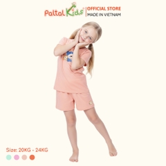 Đồ Bộ Đùi Cơ Bản Cotton Mỹ Bé Gái Cao Cấp - 025 5162 - Size 12