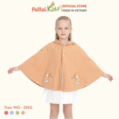 Áo Choàng Cánh Dơi Cotton Melan Bé Gái Cao Cấp - 191 4025
