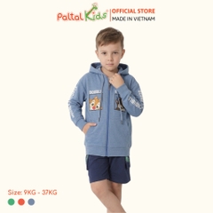 Áo Khoác Cotton TC Chống Nắng Hình In Sóc Chuột Bé Trai Cao Cấp - 431 4024