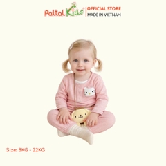 BST Mùa Đông - Đồ Bộ Tay Dài Nỉ Lông Thỏ Bé Gái Cao Cấp - 223 6049