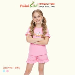 BST Mùa Xuân - Bộ Đùi Tay Ngắn Cotton Mỹ Bé Gái Cao Cấp - 025 5153