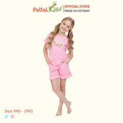 BST Mùa Xuân - Bộ Đùi Tay Ngắn Cotton Mỹ Bé Gái Cao Cấp - 025 5153