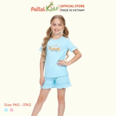 BST Mùa Xuân - Bộ Đùi Tay Ngắn Cotton Mỹ Bé Gái Cao Cấp - 025 5153