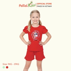 BST Mùa Xuân - Bộ Đùi Tay Ngắn Cotton Mỹ Bé Gái Cao Cấp - 025 5154