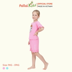 BST Mùa Thu - Bộ Đùi Tay Lỡ Cotton Mỹ Bé Gái Cao Cấp - 025 5197