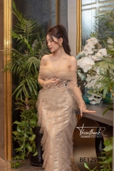 Đầm TK Body Dài Trễ Vai Lưới Tầng
