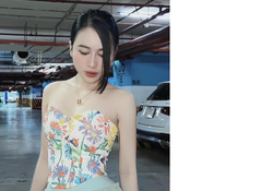 Áo Ống Dáng Ôm Màu Trơn In Hoạ Tiết Hoa