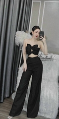 Jumpsuit Dài Sát Nách Kết Hoa