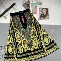 Chân Váy Xoè Thổ Cẩm