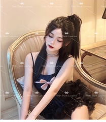 Váy TK Tafta Nơ Phối Bèo