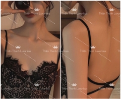 Áo Lót Bralette Có Gọng Nâng Ngực Đính Cúc Mút Mỏng