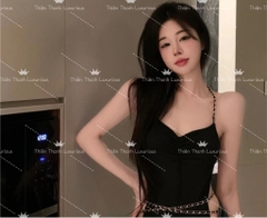 Bikini Liền Thân Dây Xích Hở Lưng