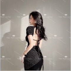 Đầm Body Dài Hở Lưng