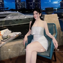 Đầm TK Xoè Ngắn Kim Sa