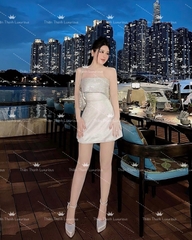 Đầm TK Xoè Ngắn Kim Sa