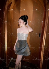 Đầm TK Xoè Ngắn Kim Sa