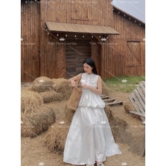 Đầm Babydoll Cổ Tròn Dáng Bom