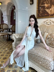 Đầm Dài Cổ yếm