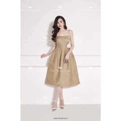 Đầm Hai Dây Dáng Xoè Hai Túi