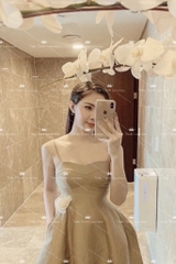 Đầm Hai Dây Dáng Xoè Hai Túi