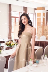 Đầm Hai Dây Dáng Xoè Hai Túi
