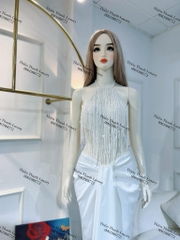 Set Yếm Tua Rua Phối Chân Váy Dài