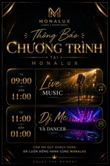 MONALUX LIVE MUSIC – 150/9 Nguyễn Trãi, Bến Thành