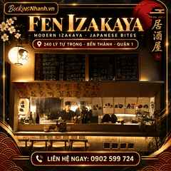 FEN Izakaya – Không Gian Neo-Tokyo Ăn Tối Và Chill Tại Lý Tự Trọng