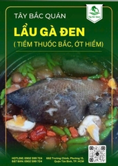 Lẩu Gà Đen Hầm Thuốc Bắc - Ship Tận Nơi