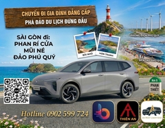 Vinfast Limo Phan Thiết - Mũi Né - Phan Rí Cửa - Đảo Phú Quý