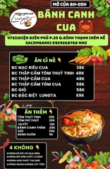 Ship Bánh Canh Cua Ngon Quận Bình Thạnh