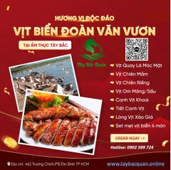 Vịt Biển Đoàn Văn Vươn lên Mẹt 8 Món - Ship Tận Nhà